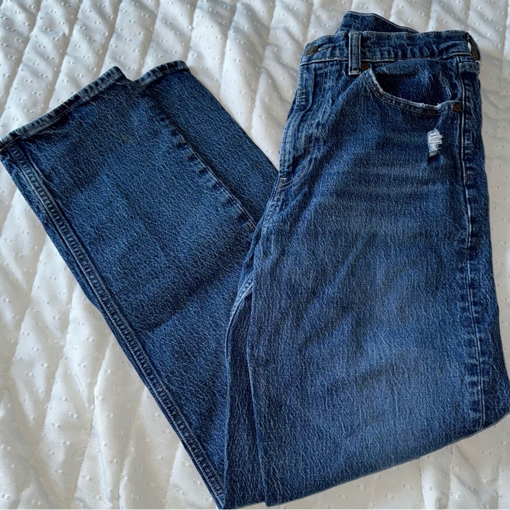 High rise straight jeans 🌟